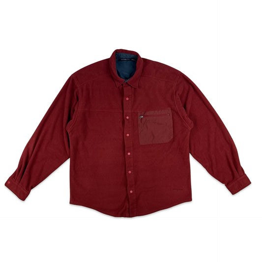 Vintage Patagonia Fleece Shirt Red M L