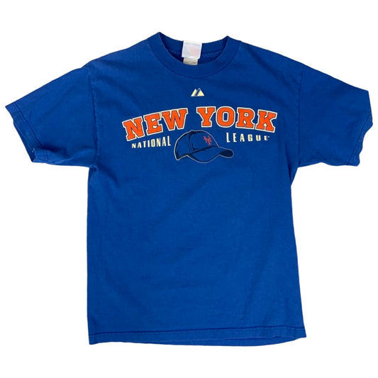 Vintage USA New York National Leaugue Baseball T-Shirt Blue M
