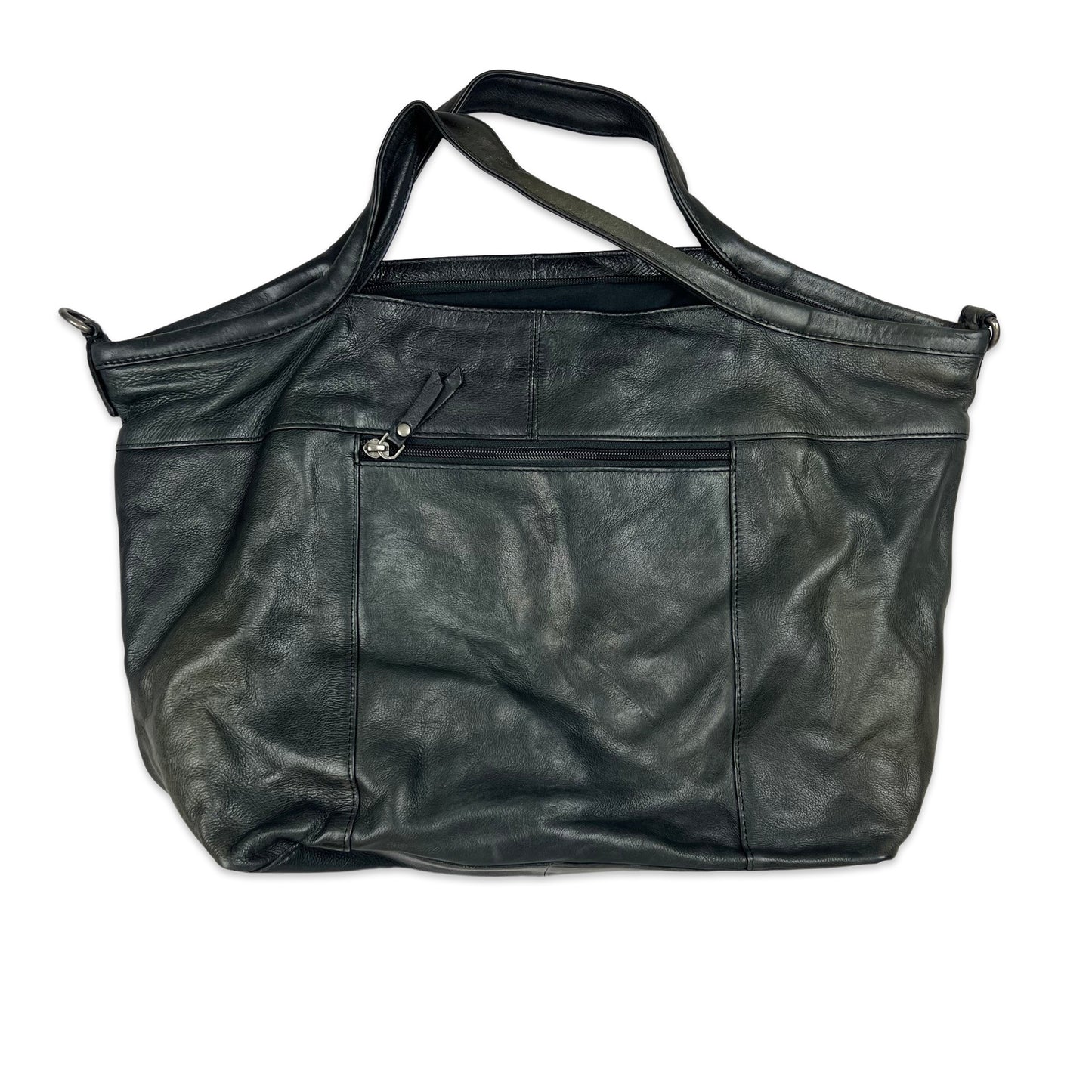 Vintage Y2K Black Burkely Hobo Handbag