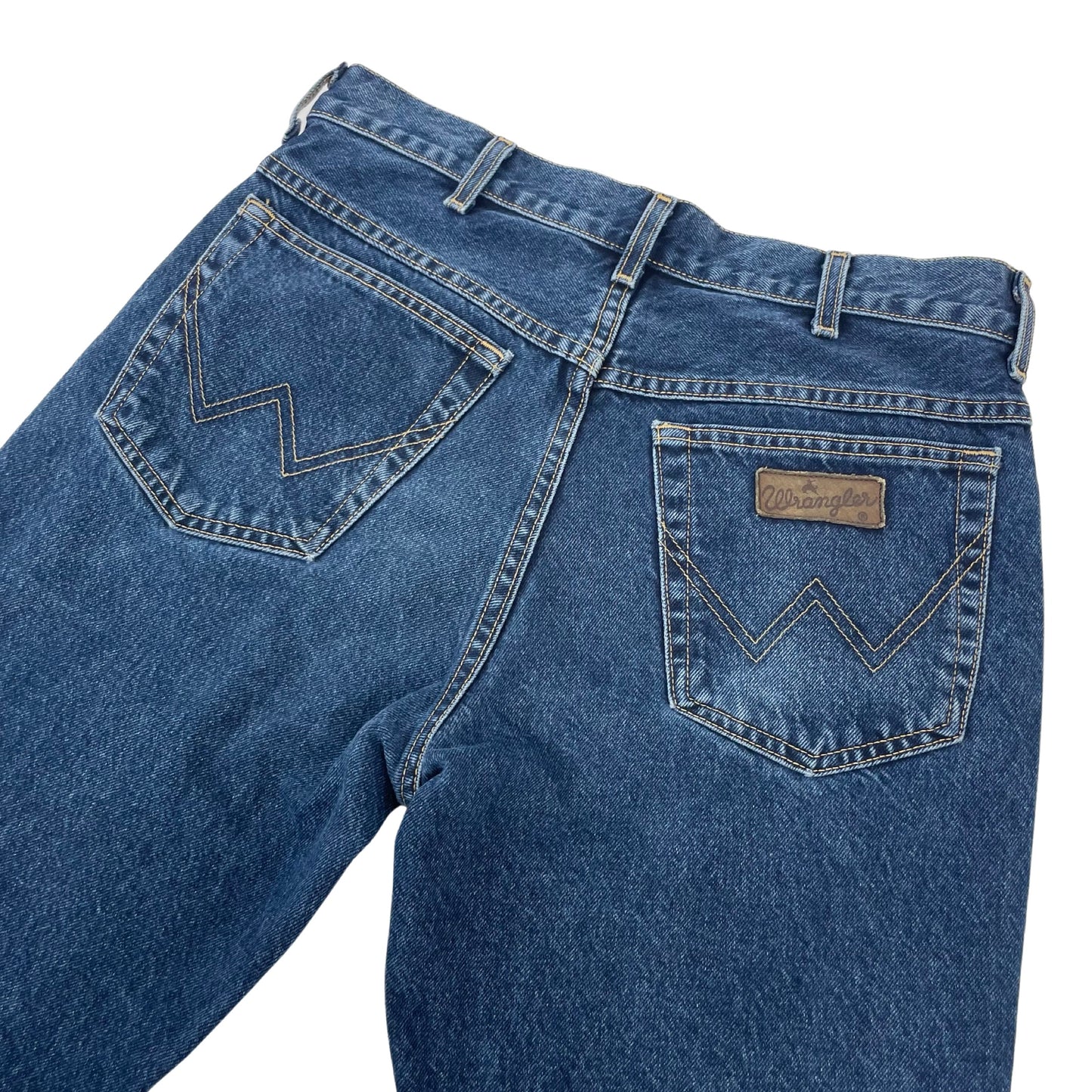 Vintage Wrangler Denim Straight Leg Jeans Dark Blue W34L30