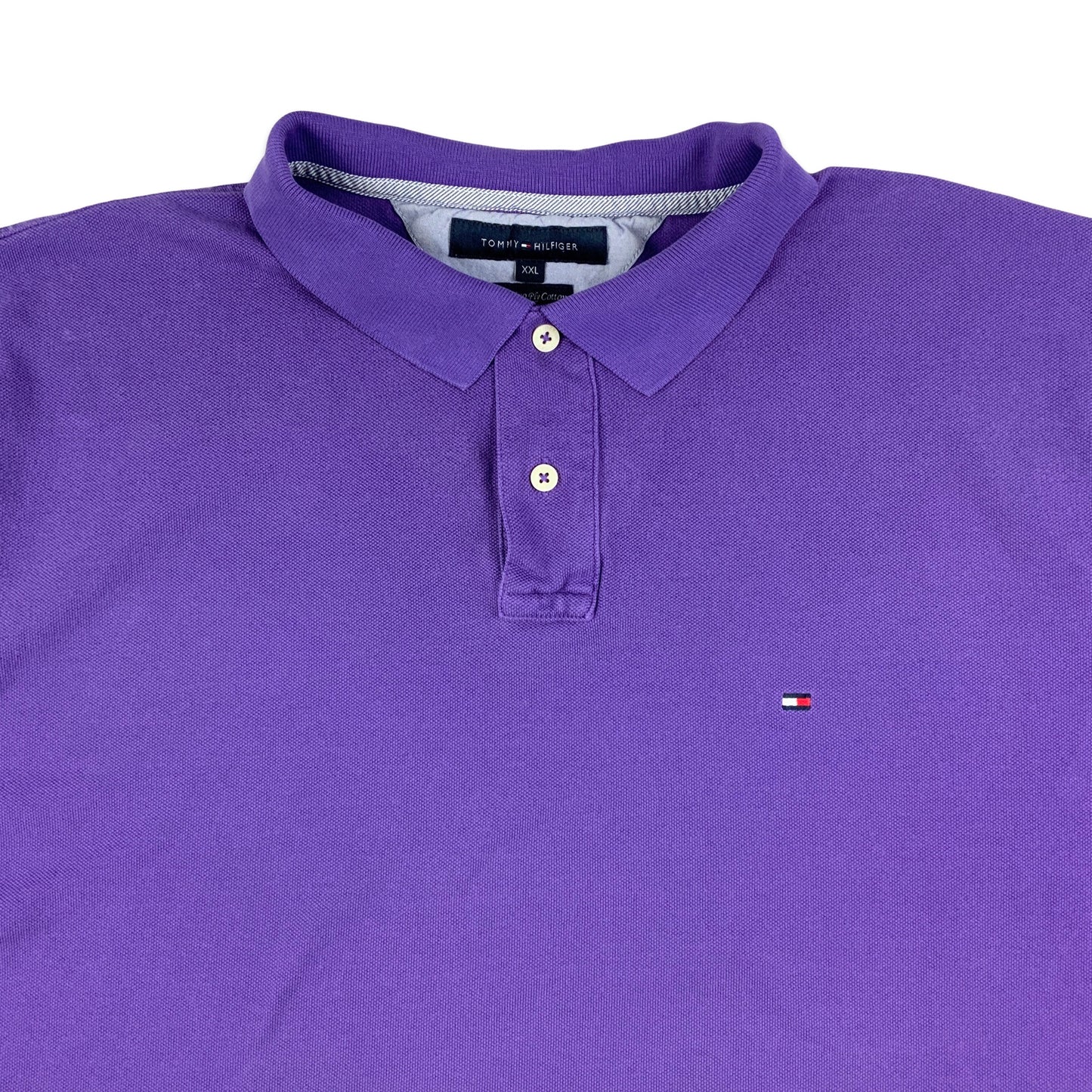 Tommy Hilfiger Purple Polo Shirt L XL