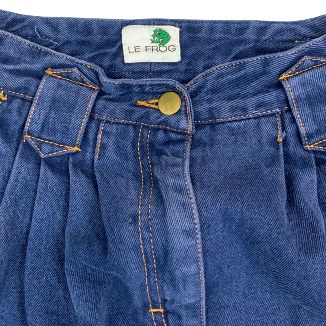 Vintage 90s Blue Denim Skirt 10