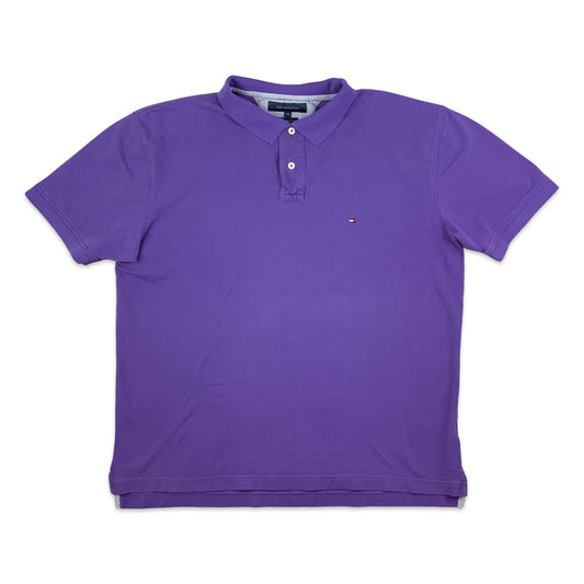 Tommy Hilfiger Purple Polo Shirt L XL
