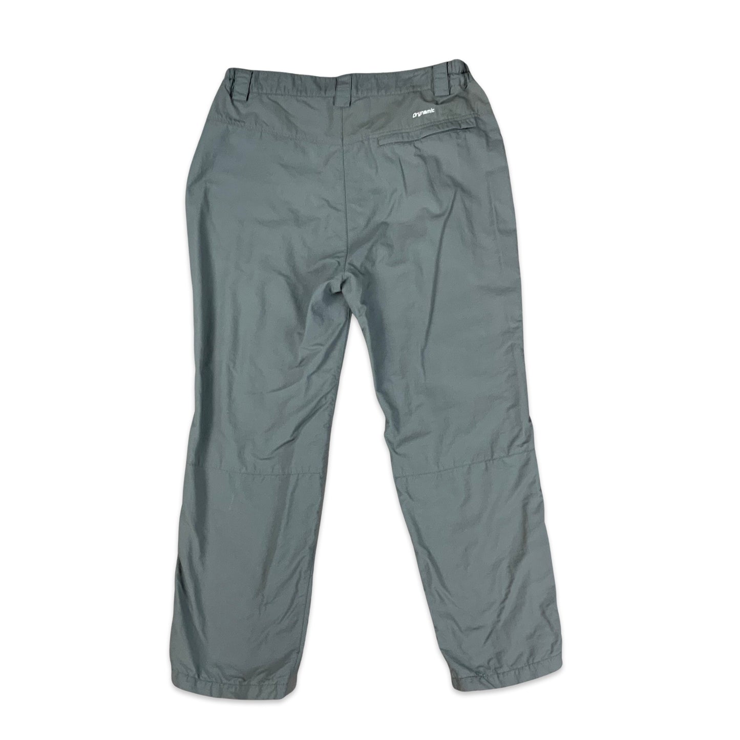 Y2K 00s Green Grey Cargo Trousers 10 12 14
