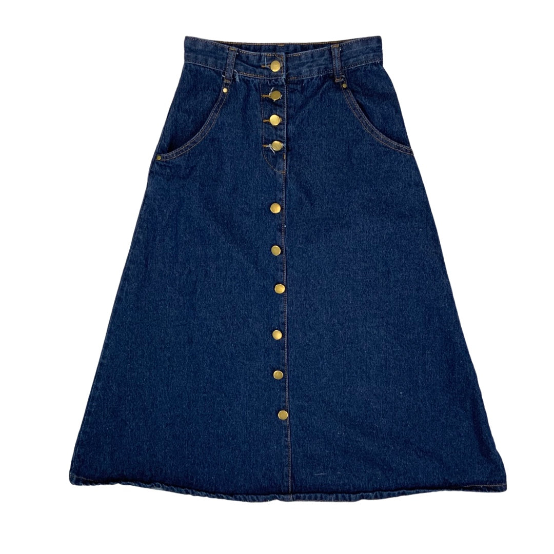 A line denim skirt 80 best sale