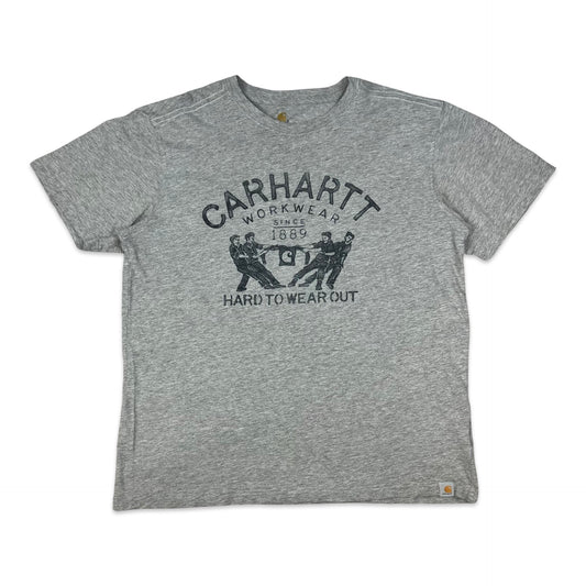 Carhartt Grey Graphic Tee L XL