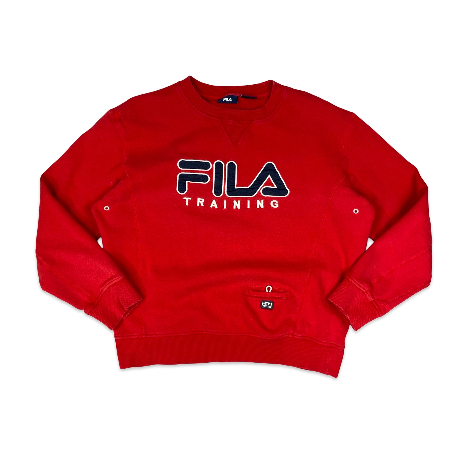 Vintage fila spellout sweatshirt sale