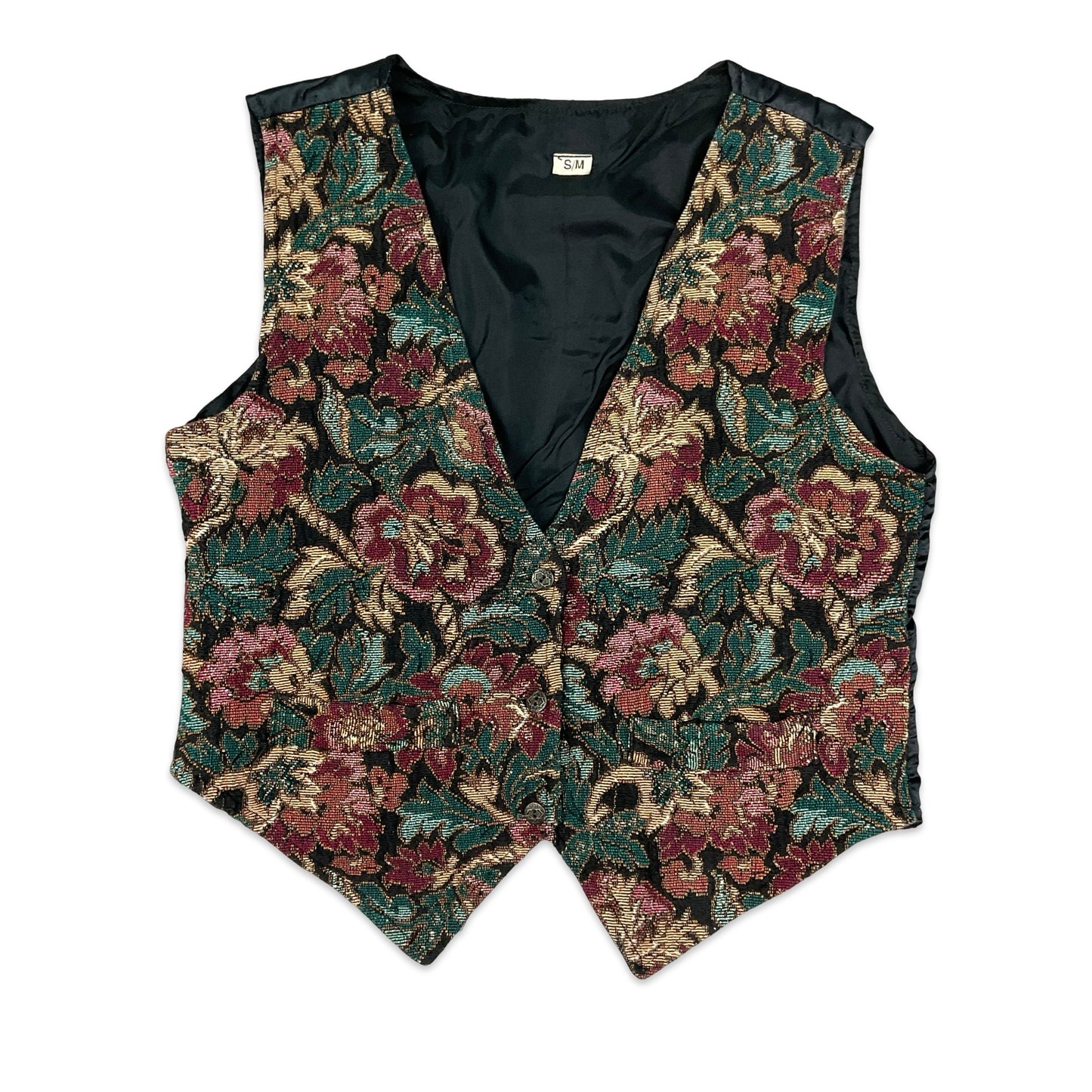 Vintage Botanical Print Waistcoat 10