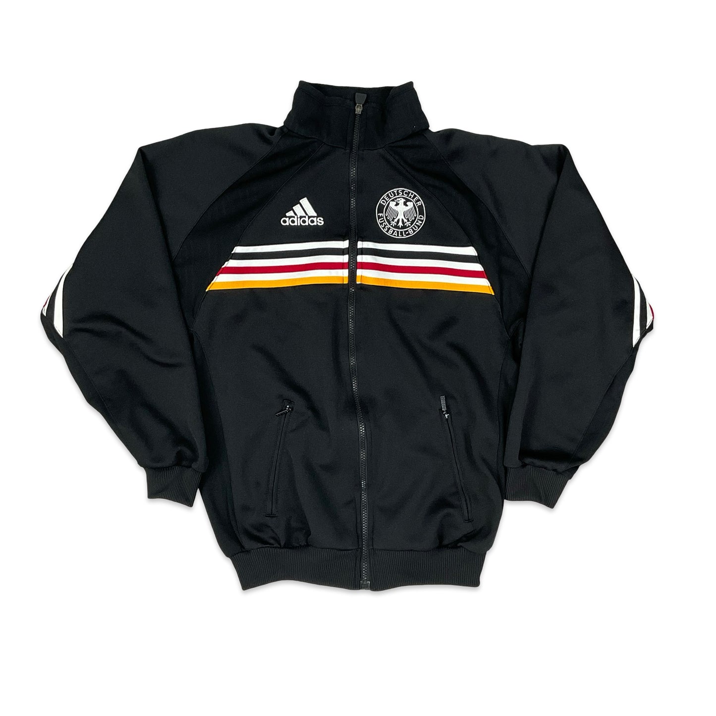 Vintage 1990s Adidas Germany Football Track Zip-up L XL