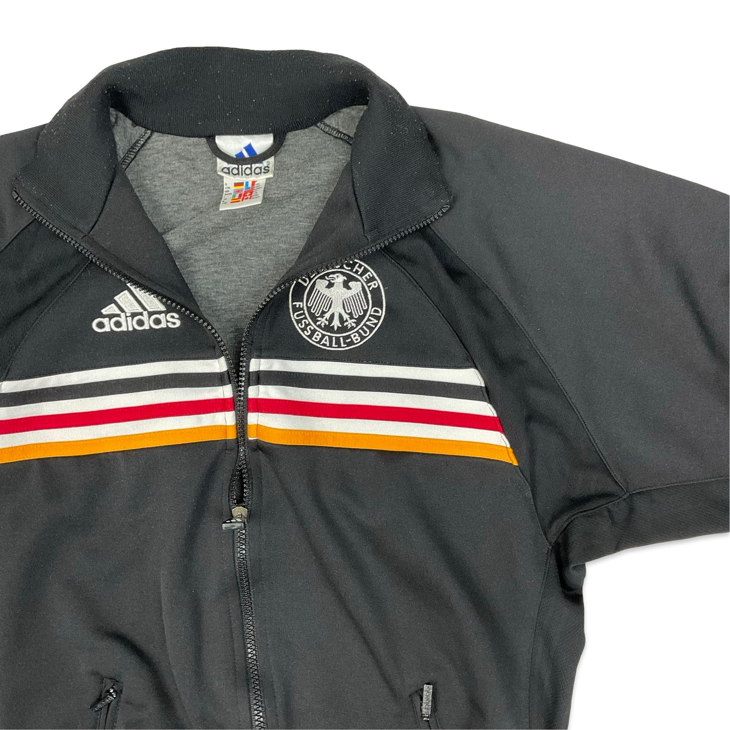 Vintage 1990s Adidas Germany Football Track Zip-up L XL