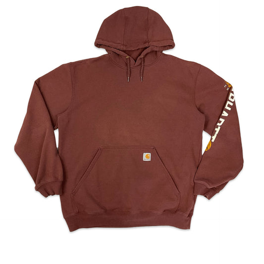 Carhartt Brown Pullover Hoodie XL XXL