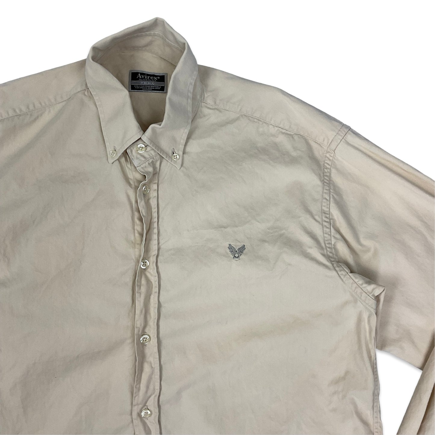 Avirex Beige Button-up Shirt L XL