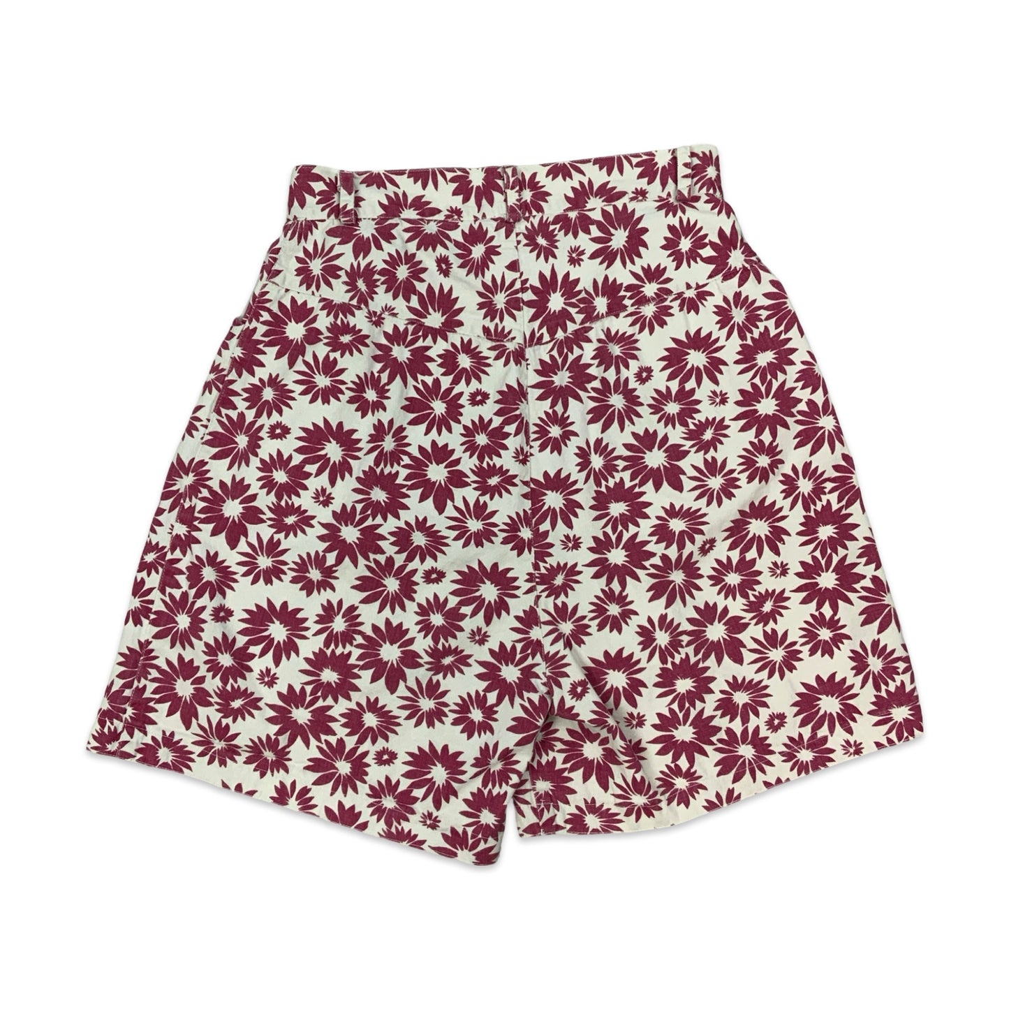 Vintage White & Pink Floral Shorts 8