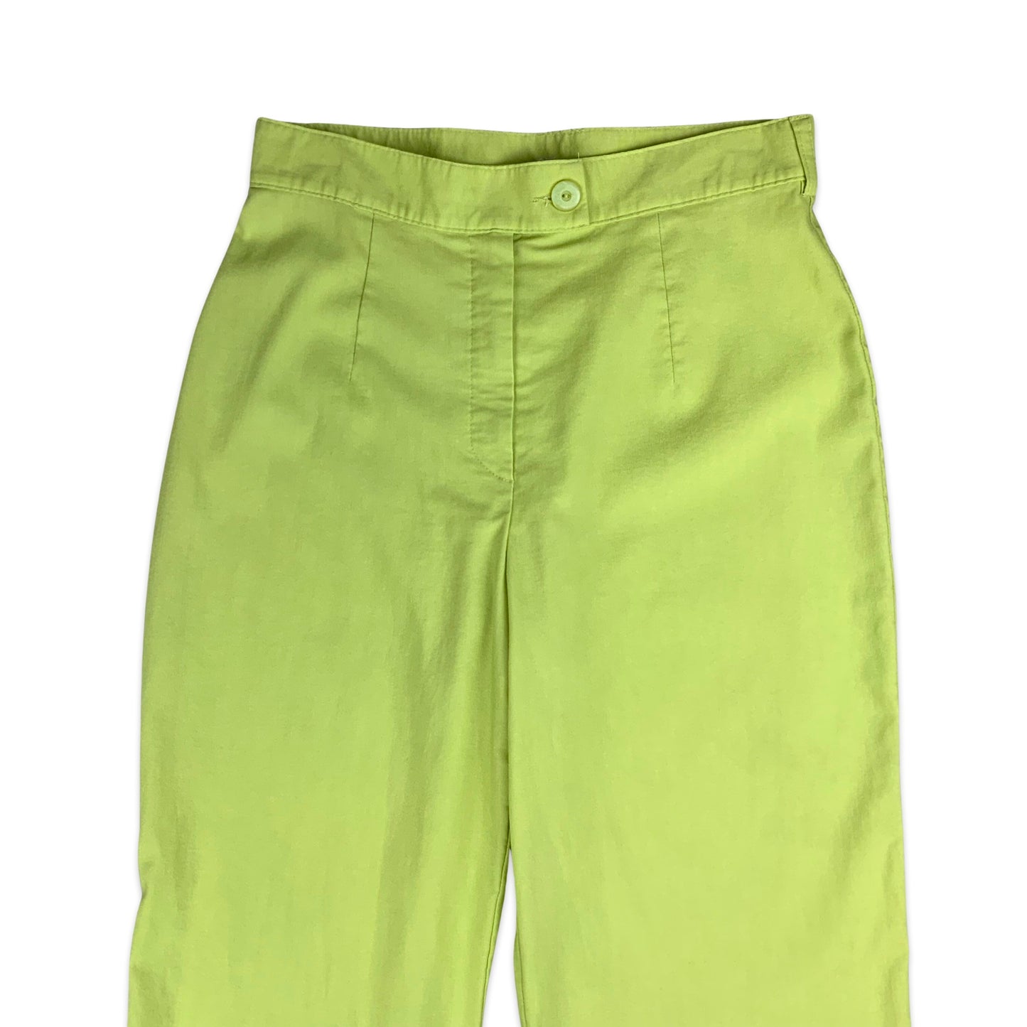 Vintage Lime Green Straight Leg Trouser 6 8