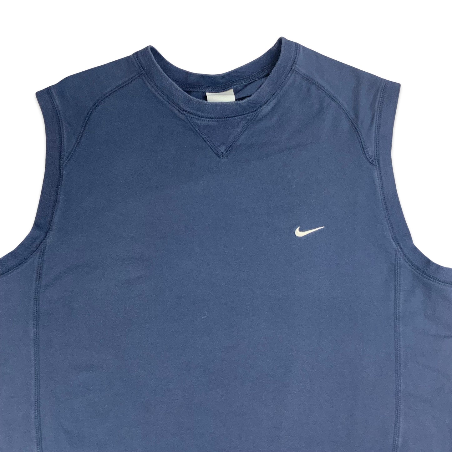 Y2K Navy Nike Vest Top L