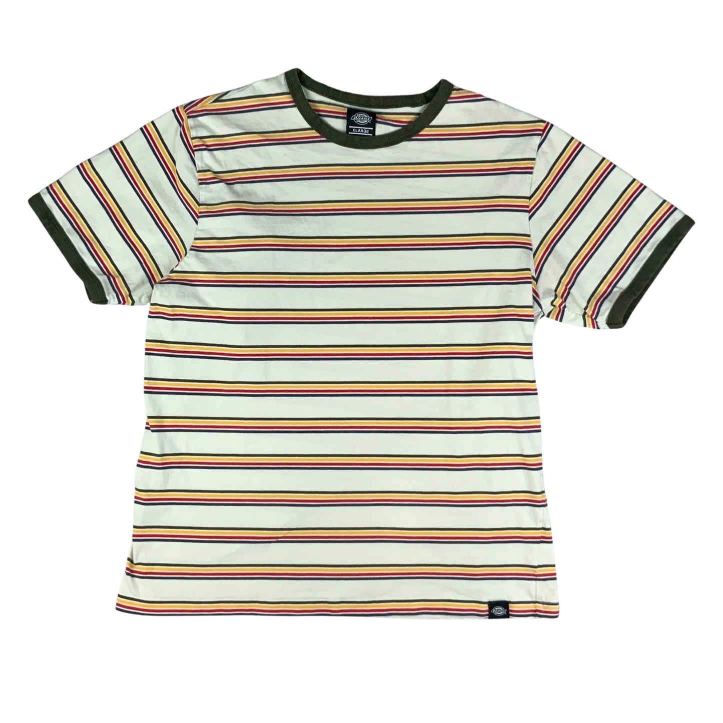 Vintage Striped Dickies Tee S M