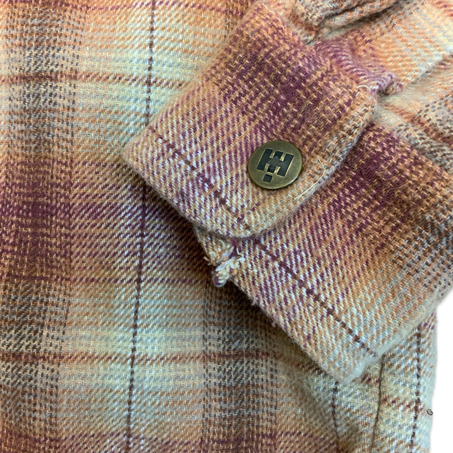 Vintage Farmall Tartan Flannel Shirt L XL