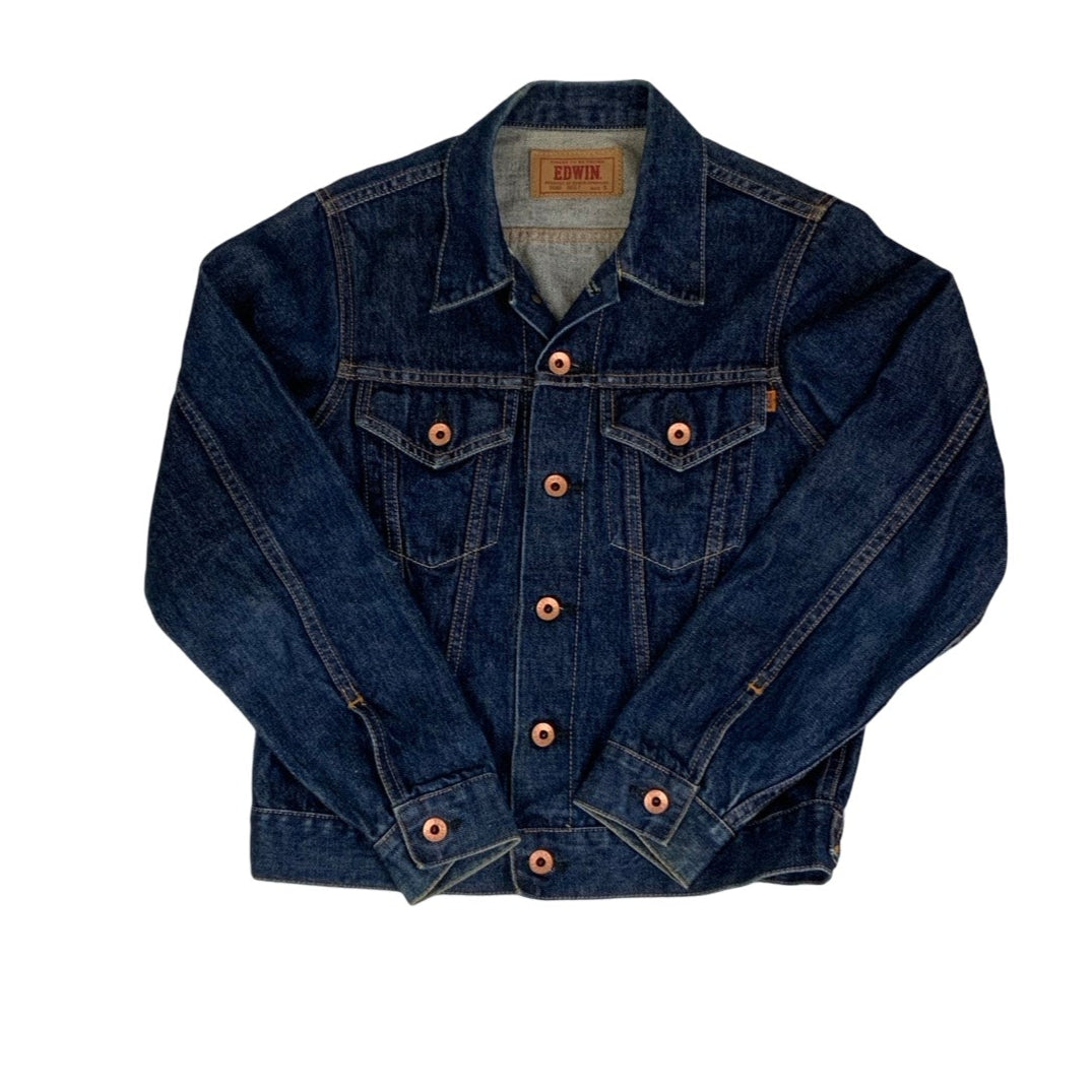 Vintage Edwin Denim Trucker Jacket XS S