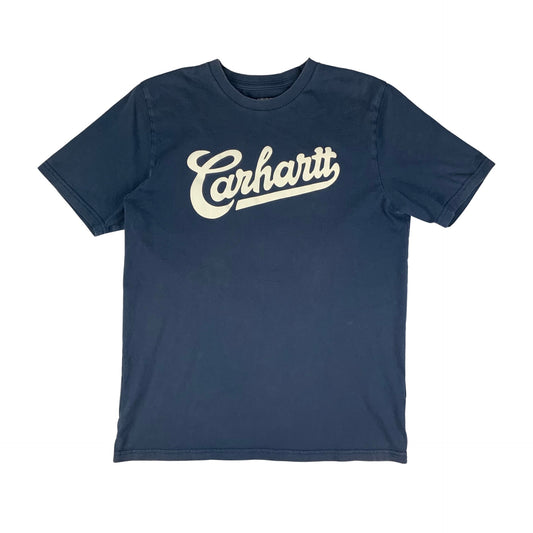 Vintage Navy & White Carhartt Tee S M