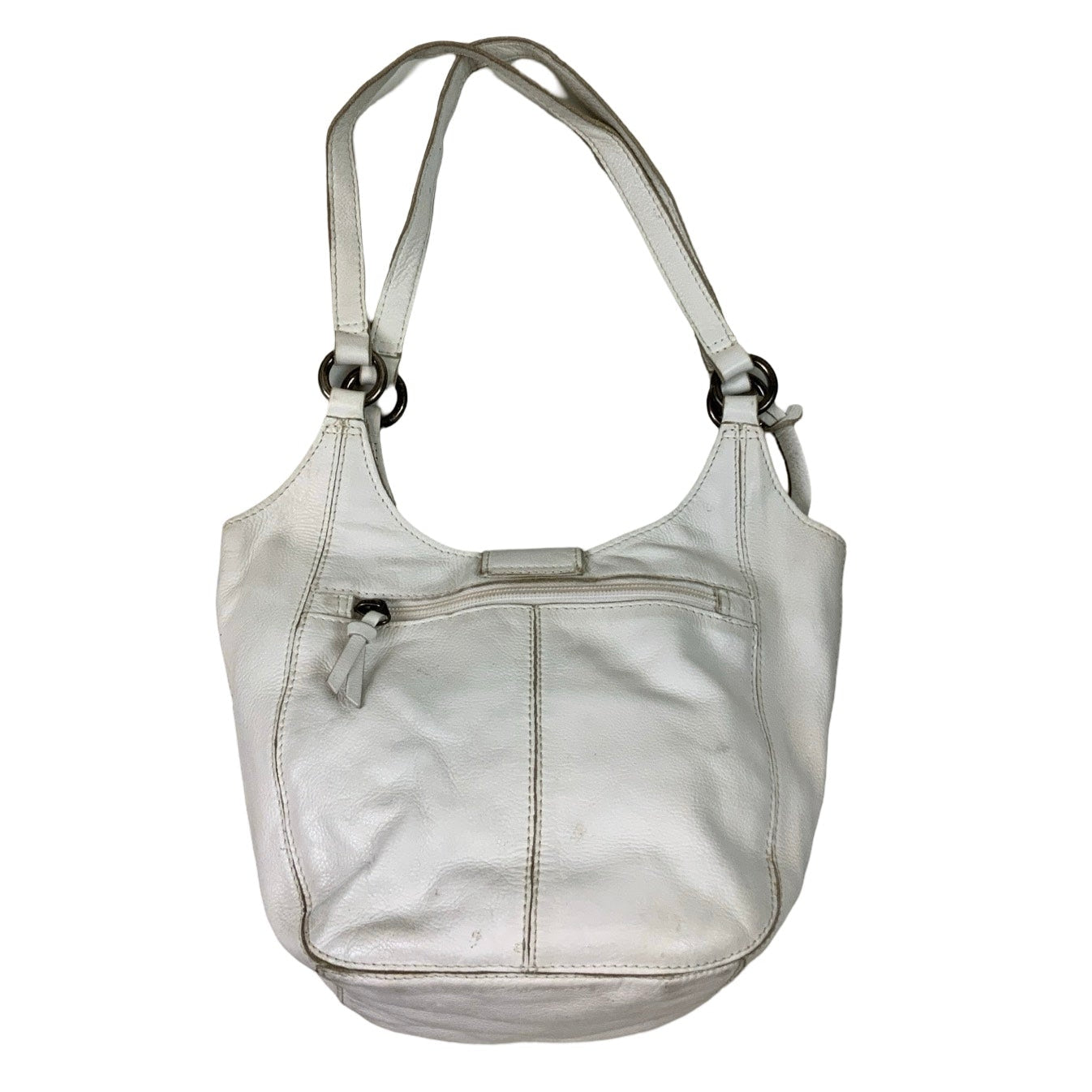 Vintage 90s 00s Y2k ‘Clarks’ White Leather Handbag