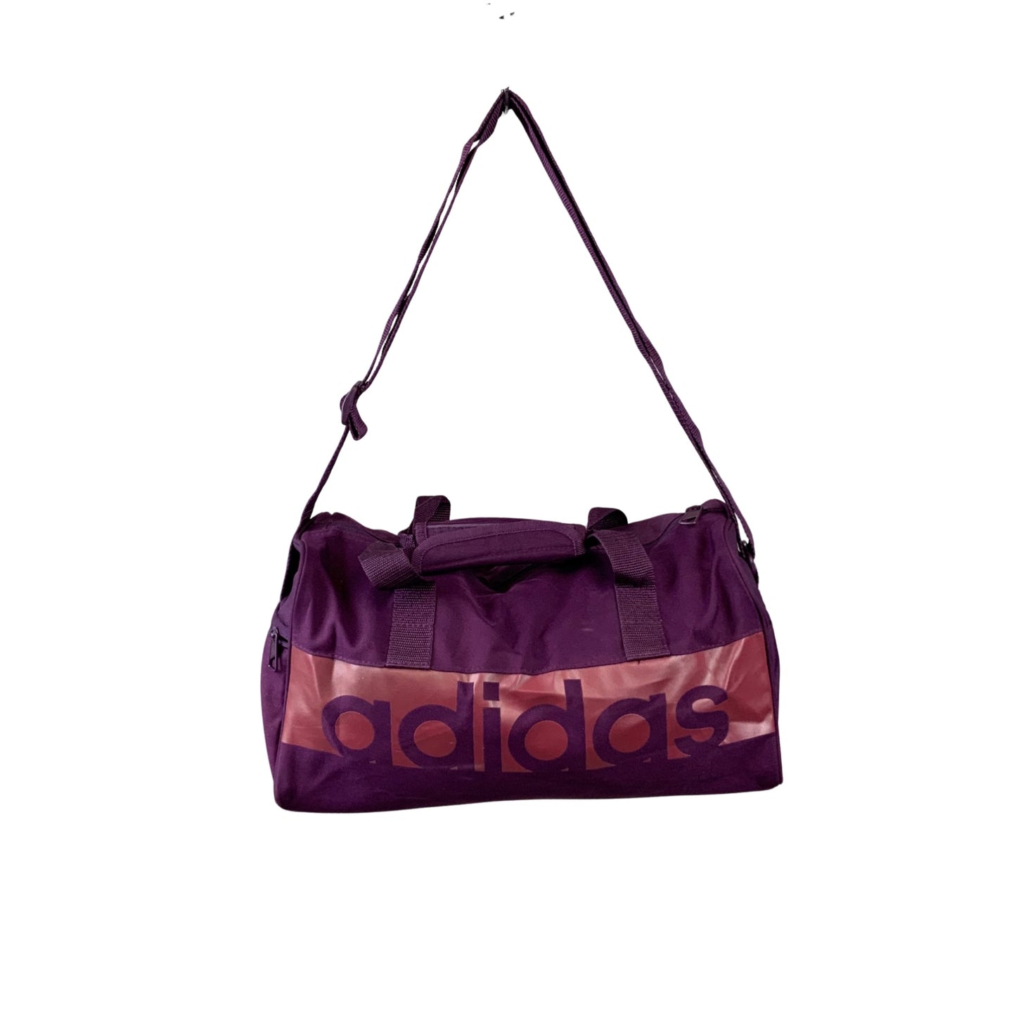 Vintage Adidas Purple Mini Sports Duffle Bag