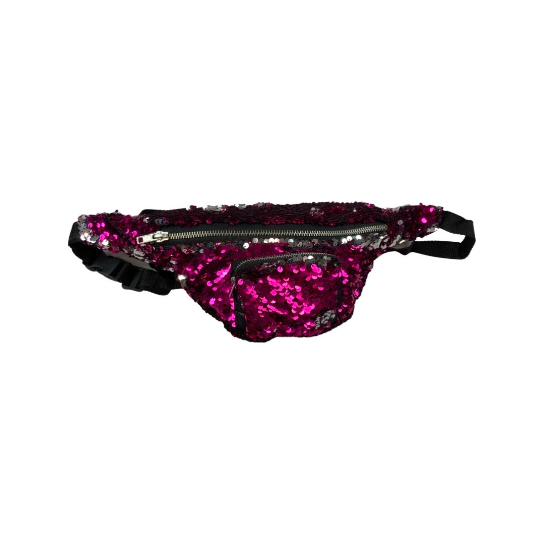 Pink sequin fanny pack hotsell