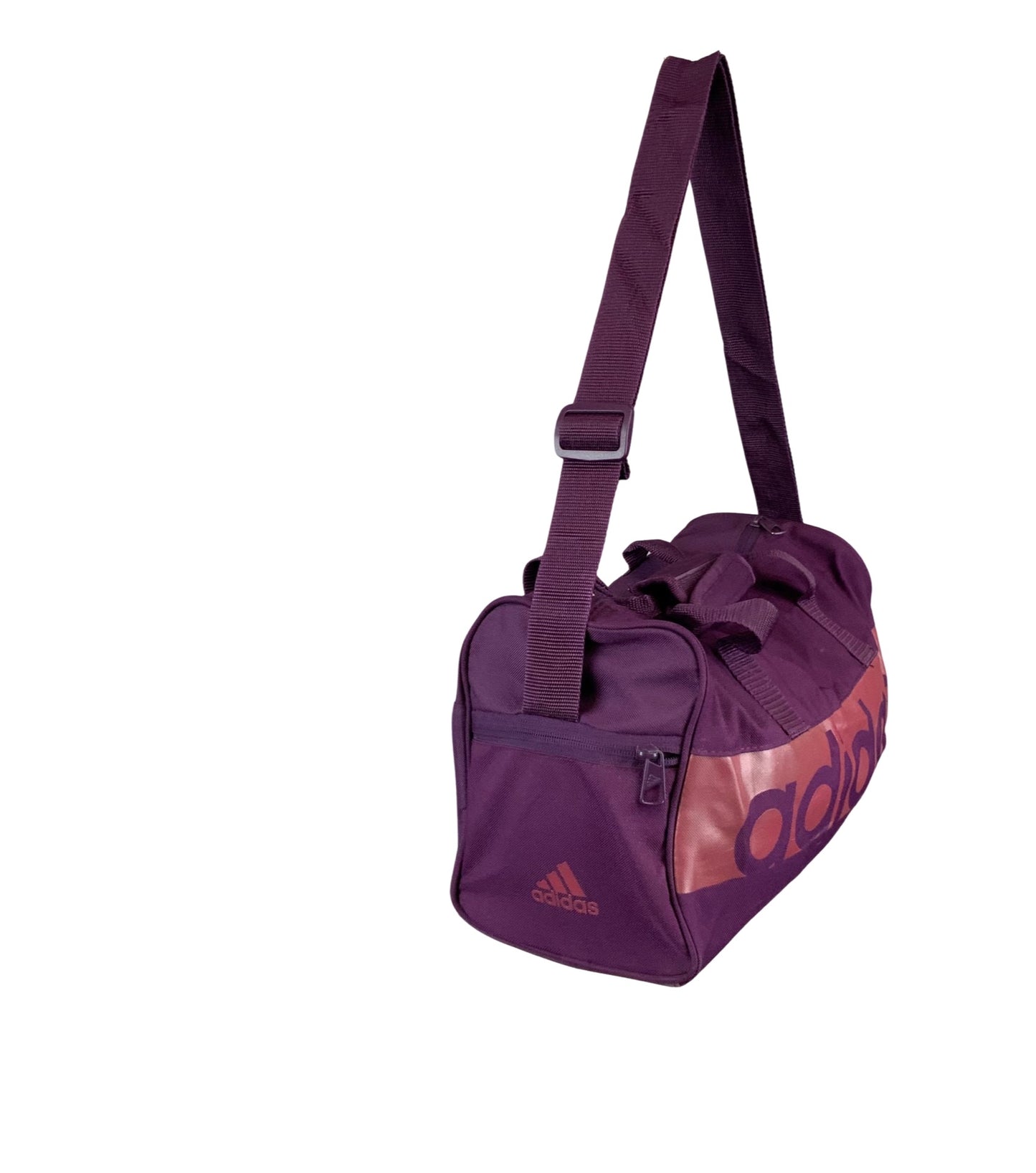 Vintage Adidas Purple Mini Sports Duffle Bag