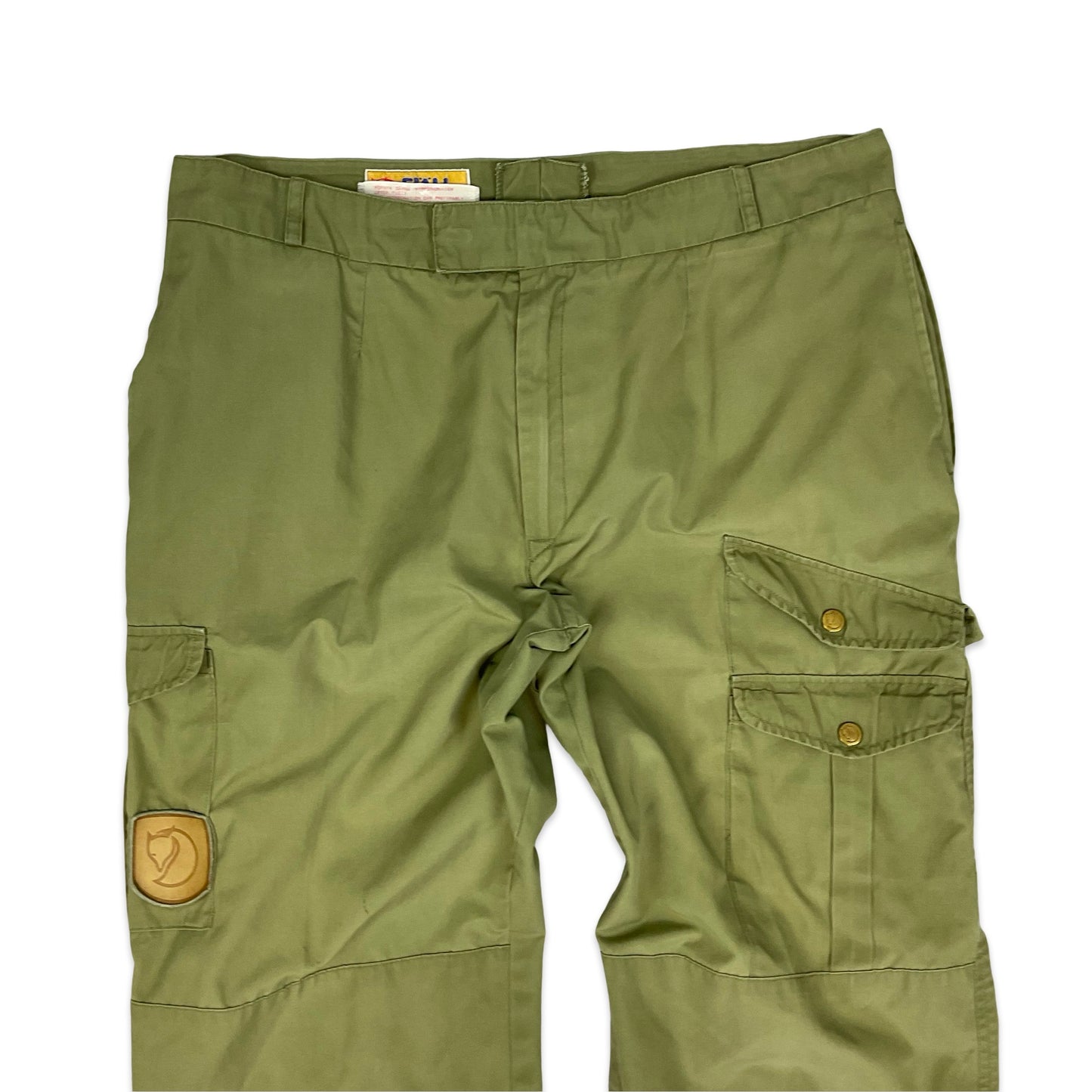 Vintage Fjallraven Green Cargo Trousers W38