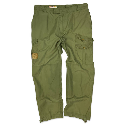 Vintage Fjallraven Green Cargo Trousers W38