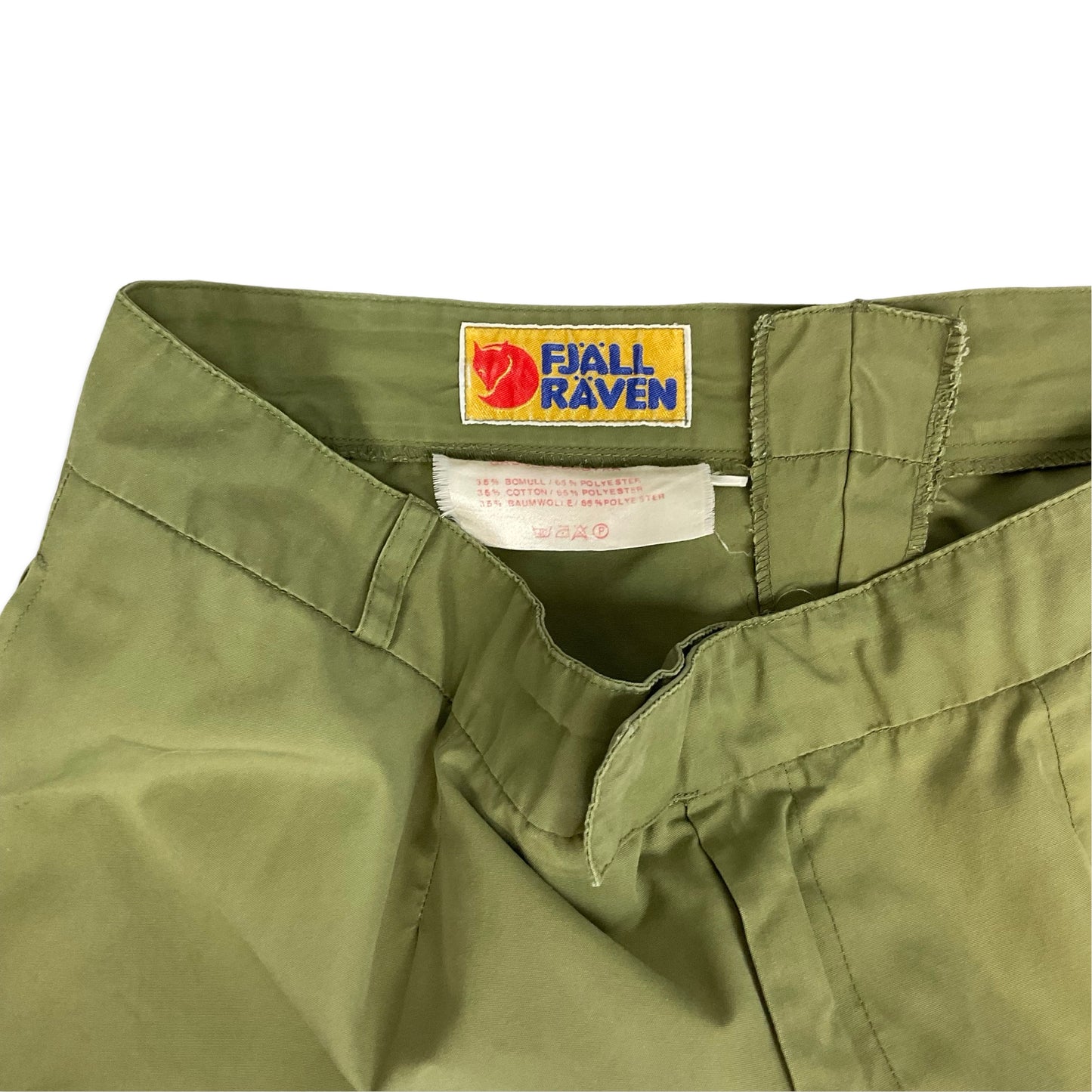 Vintage Fjallraven Green Cargo Trousers W38