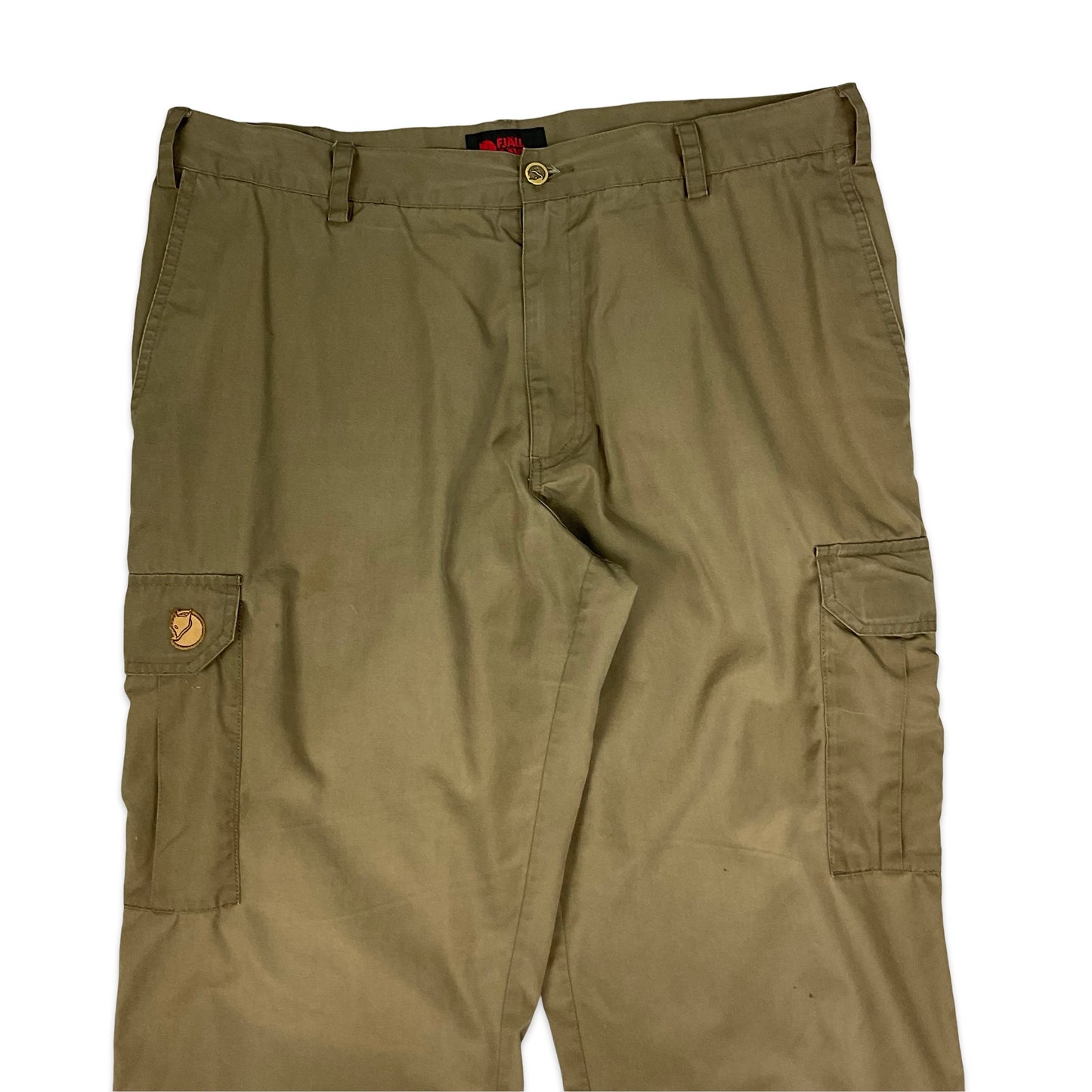 Vintage Fjallarven G-1000 Brown Cargo Trousers W38 L32