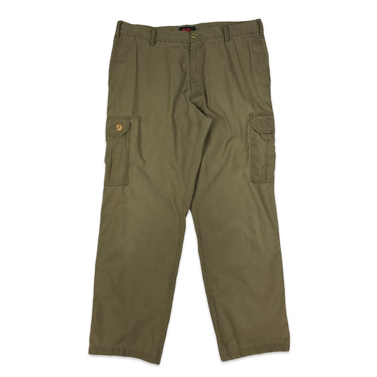 Vintage Fjallarven G-1000 Brown Cargo Trousers W38 L32