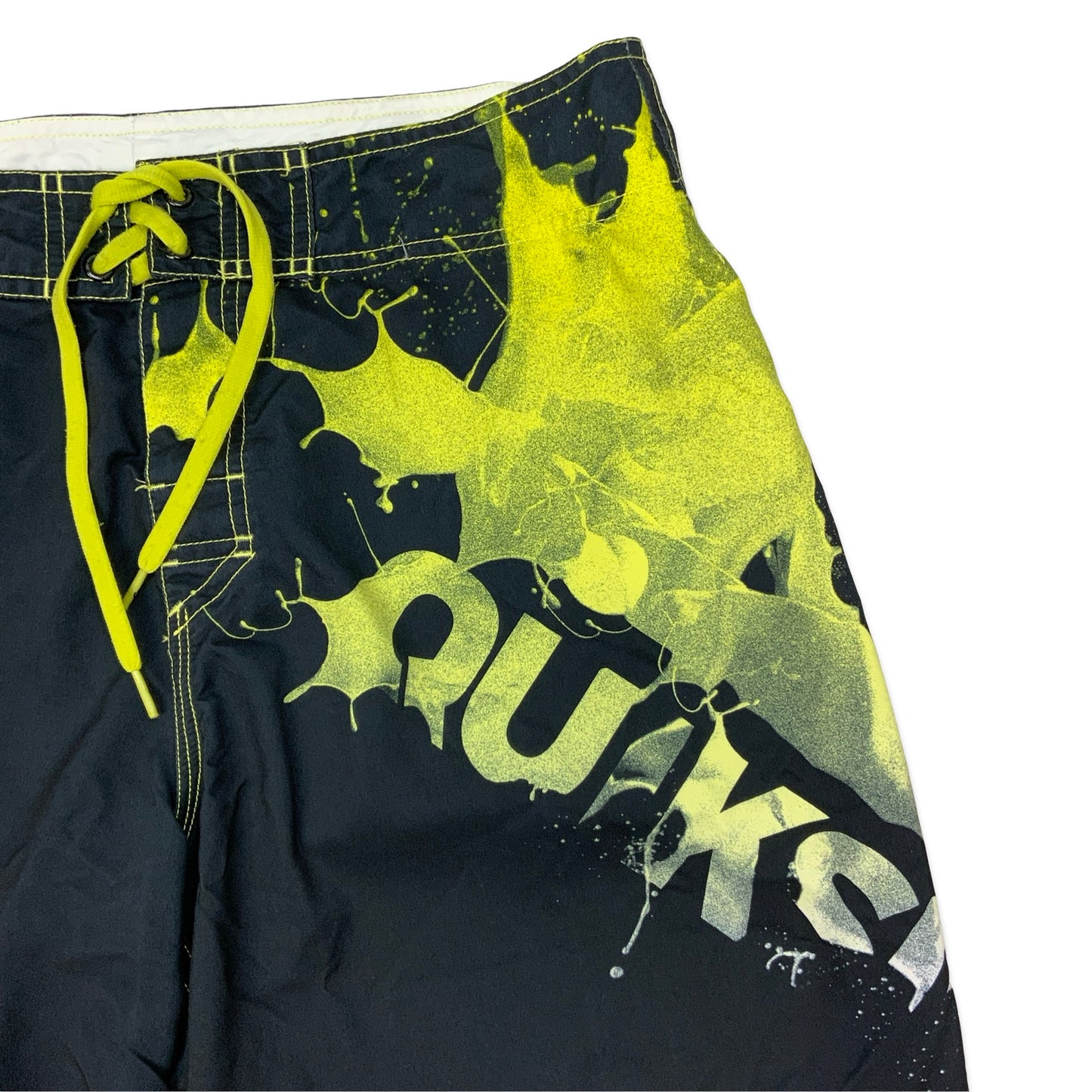 90s Black & Green Quiksilver Shorts M