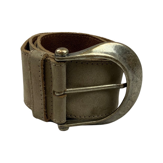 Vintage Suede Leather  Belt L XL