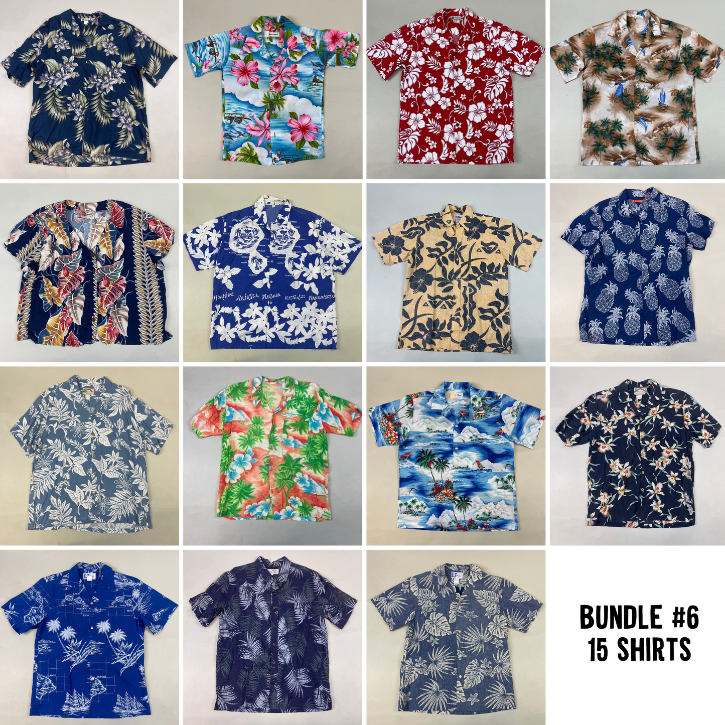 Hawaiian Shirt Bundle #6 (Wholesale)