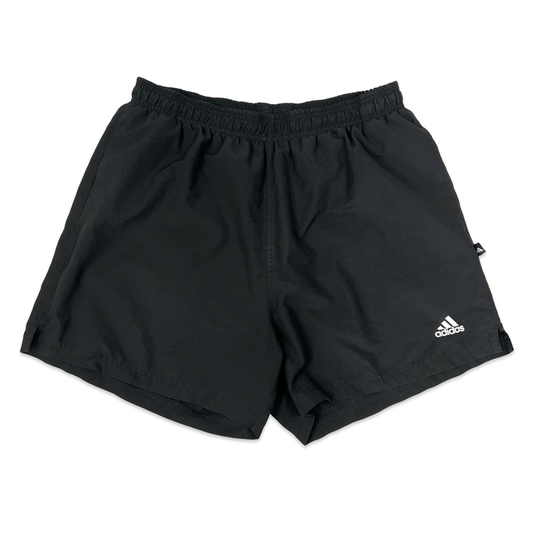 Vintage 90s Adidas Black Sport Shorts L