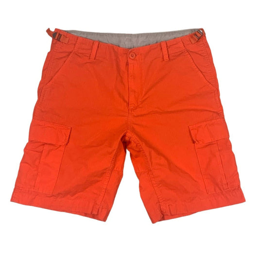 Carhartt Work Wear Neon Orange Cargo ShortS 33W