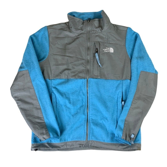 Vintage The North Face Bright Blue & Grey Fleece S M