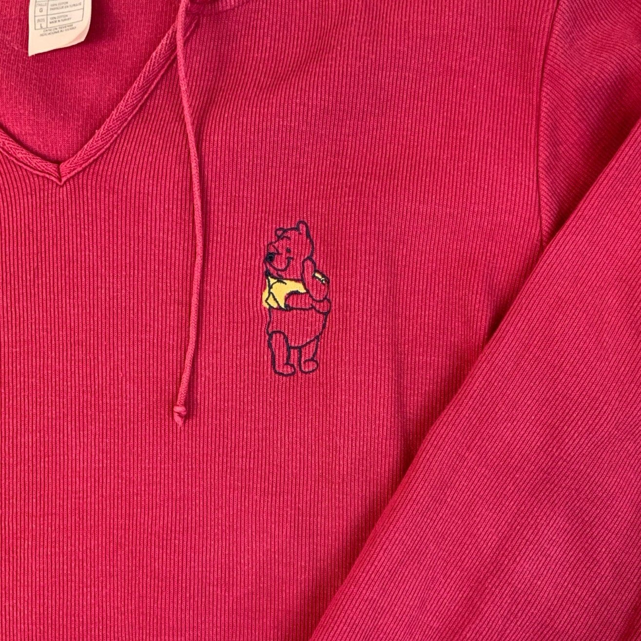 Vintage 90s Red Winnie the Pooh Cotton Tee L 18