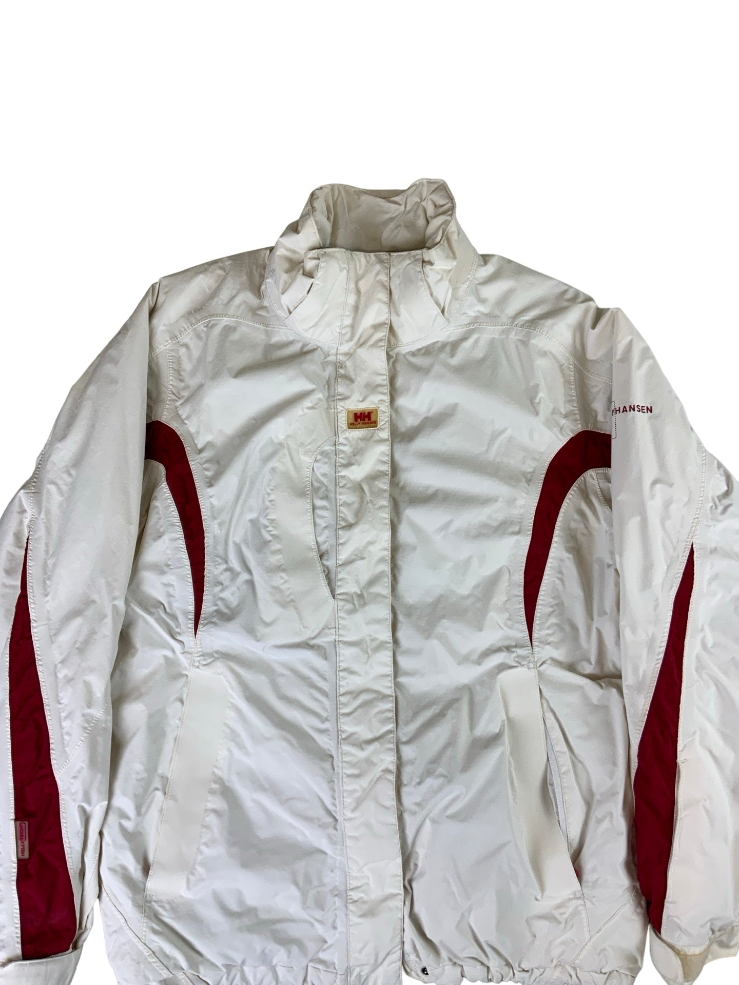 Helly Hansen White Red 90s Outdoor Jacket M L