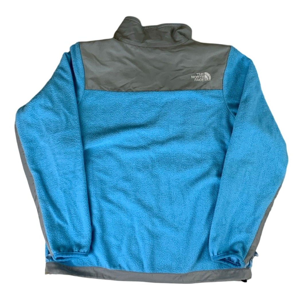 Vintage The North Face Bright Blue & Grey Fleece S M