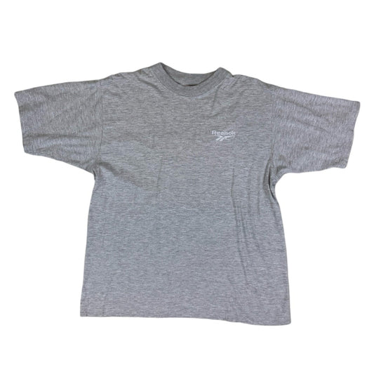 Vintage 00s Reebok Grey Graphic T-Shirt L XL