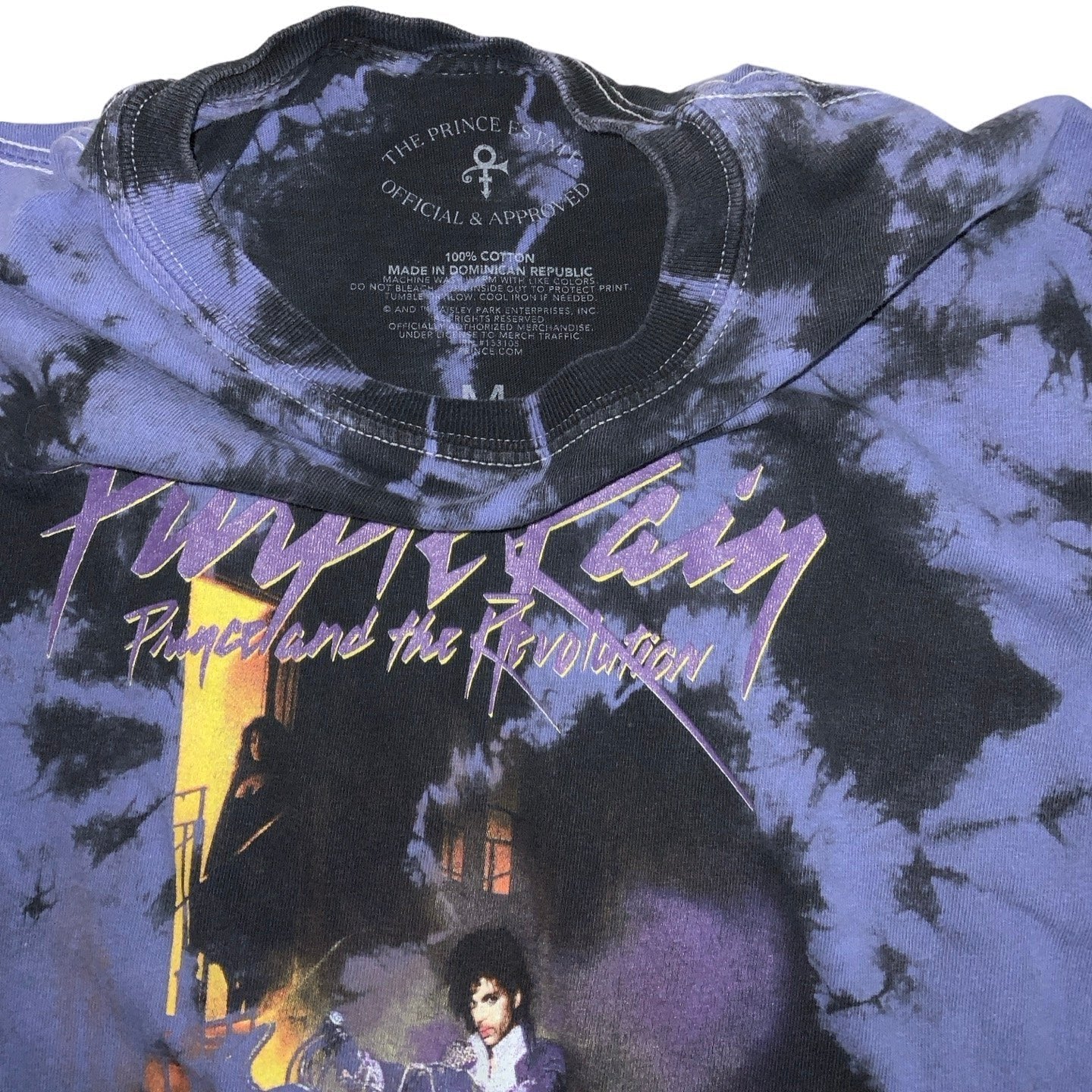 Preloved Prince & The Revolution Tie Dye Purple Rain T-Shirt S M