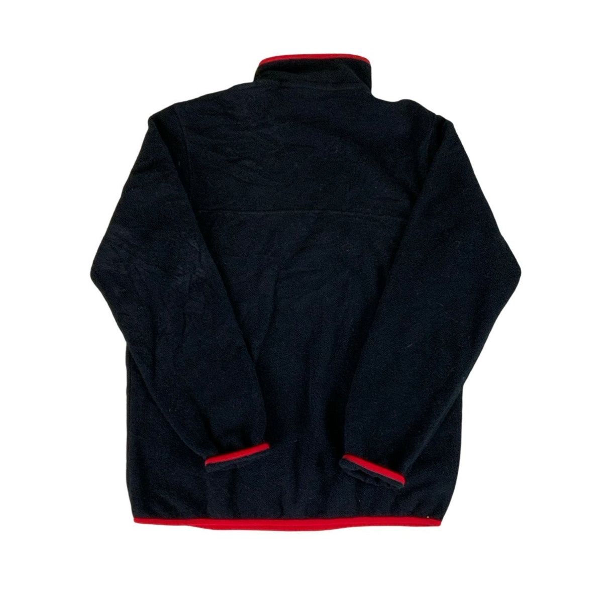 Vintage Women's Y2K Patagonia Red and Black Fleece S M 8 10 12