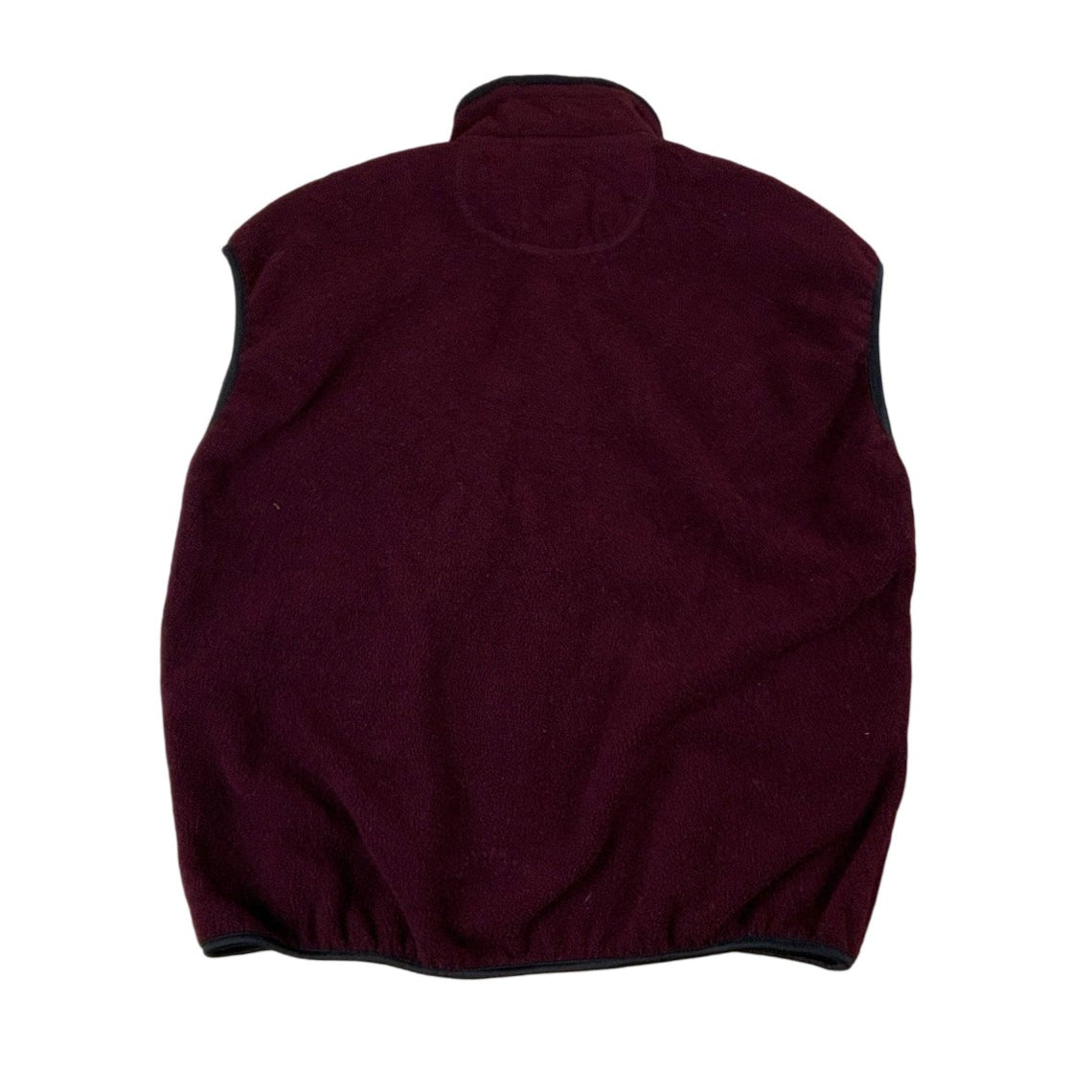 Vintage Champion Burgundy Fleece Body Warmer M L