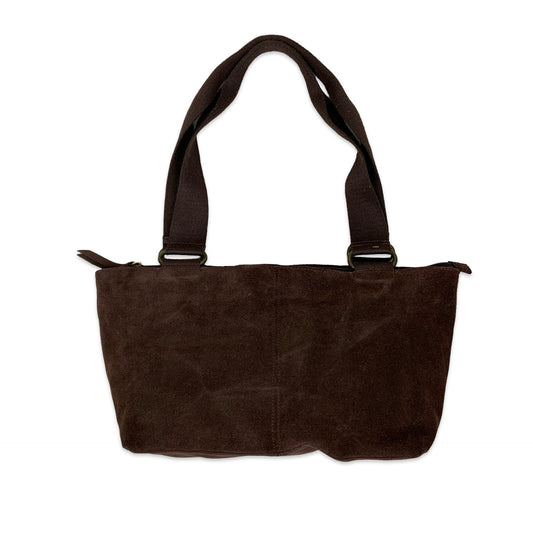 Y2K Brown Suede Handbag