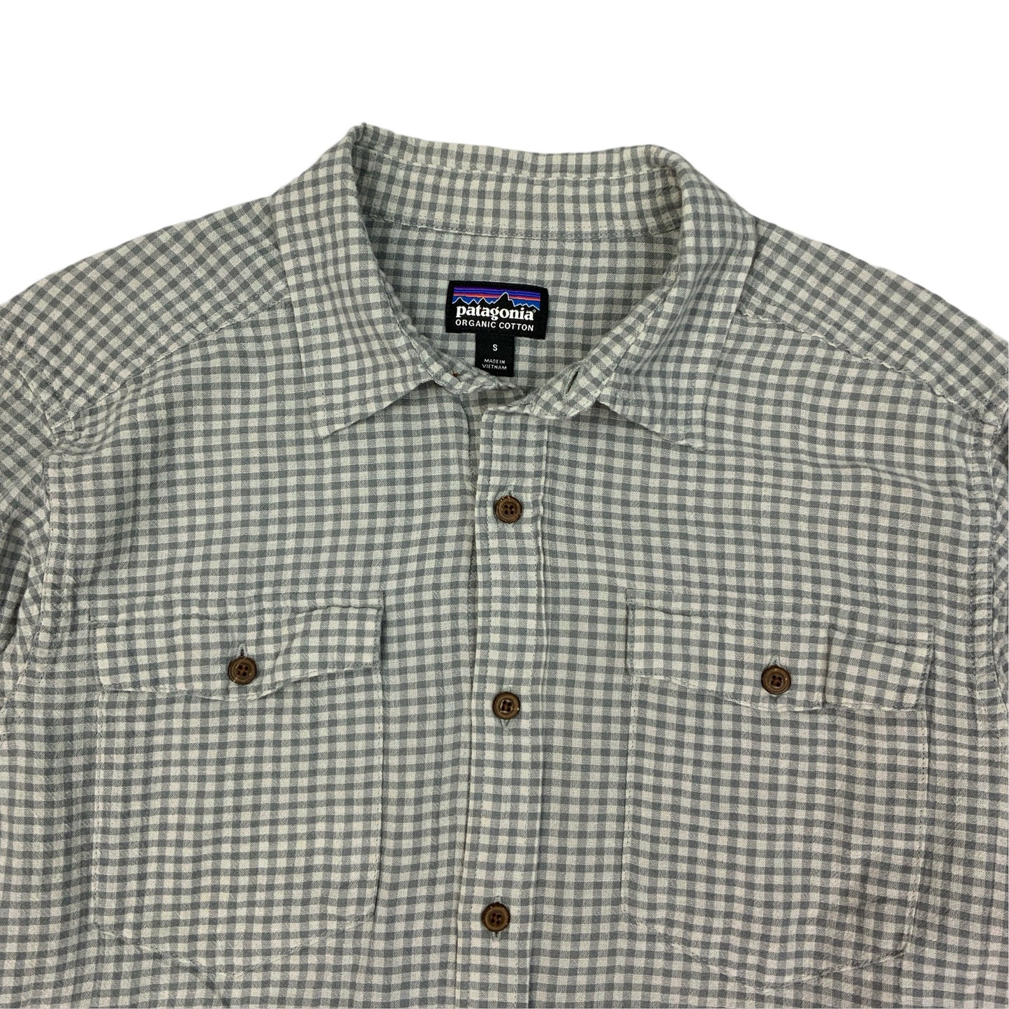 Patagonia Grey Check Shirt S