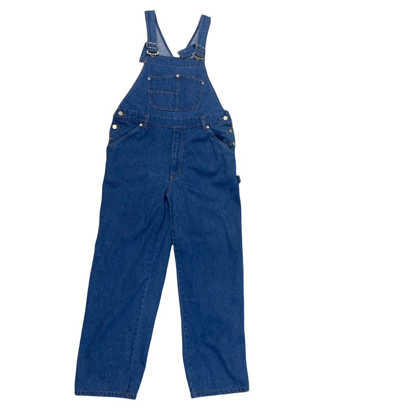 Vintage 90s Light Blue Denim Dungarees Overalls 36W 27L