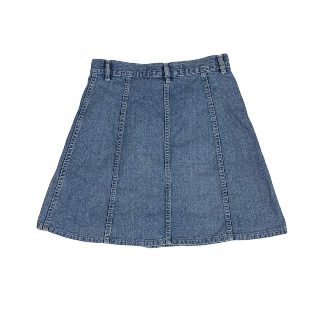 Y2K Blue Denim Crown Jeans Company Mini Skirt XS 10