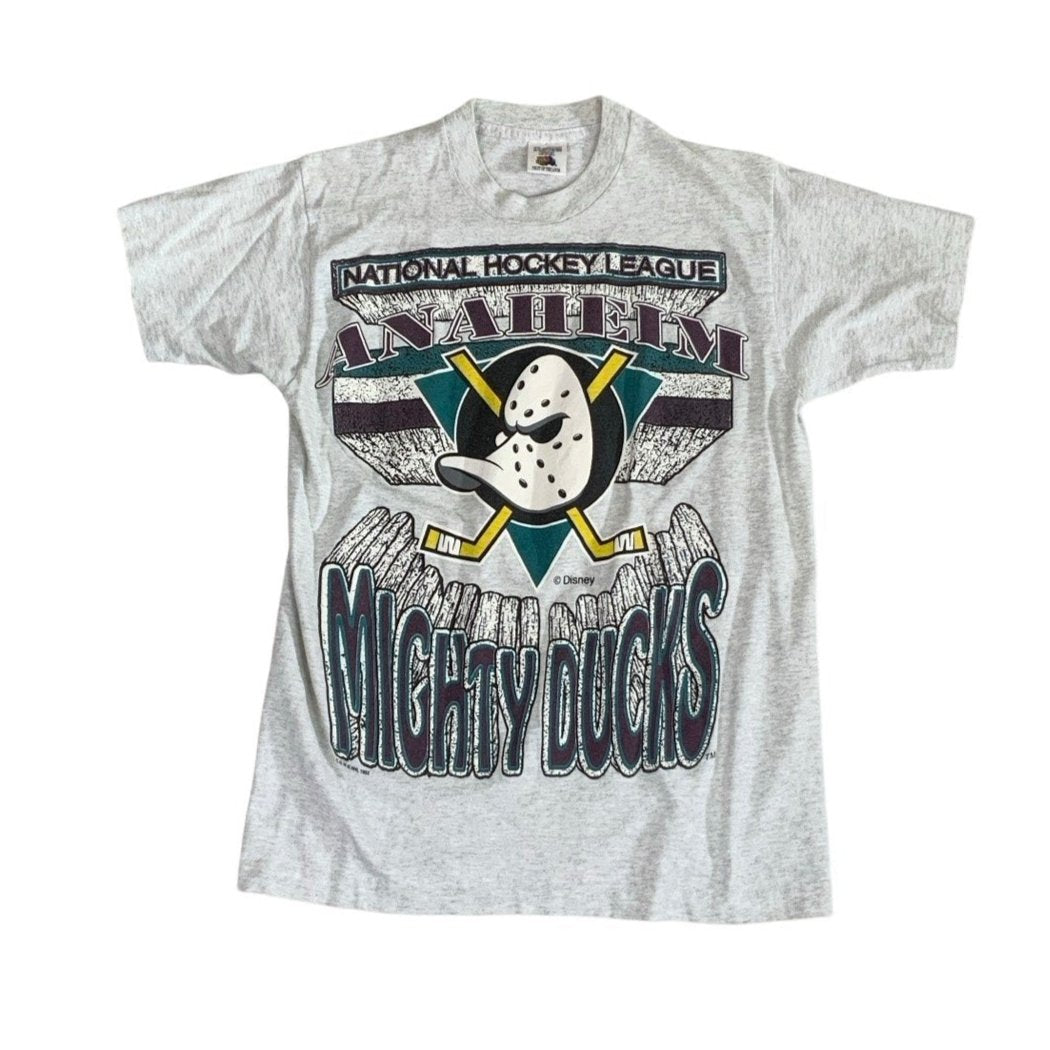 Vintage 1993 Single Stitch Disney Hockey Graphic T-shirt M